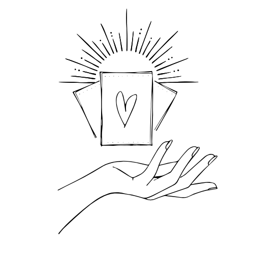 Beige Heart Monoline Company Logo(5)